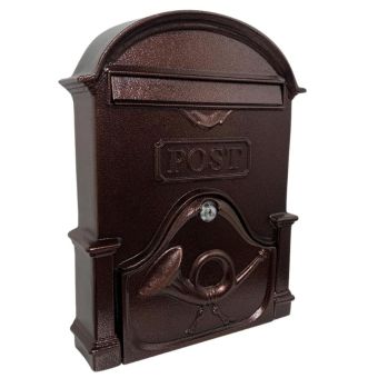 The Brosna Cast Aluminium Post Box – Antique Bronze