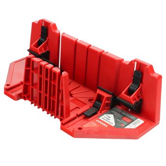 Timco 14 Inch Clamping Mitre Box with Soft-Grip Clamps and Multi-Angle Cutting Design