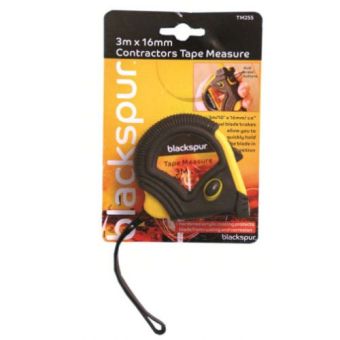 3m X 16mm Contractors Dual Blade Tape Measure