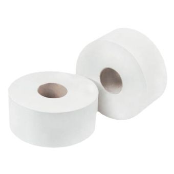 Concept 2 Ply Mini Jumbo Toilet Rolls 150m x 9cm - White