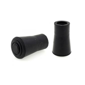 Meadex Black Rubber Trekking Ferrule - 11mm