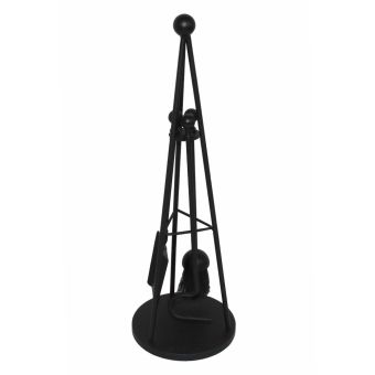 Inglenook Black 4 Piece Tripod Companion Set
