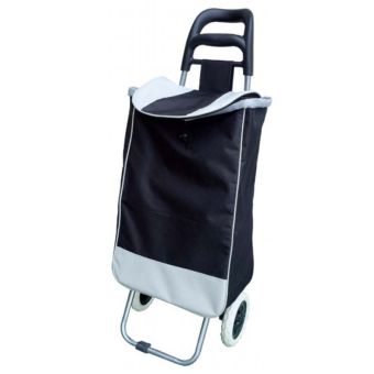Ashley Black Wheeled Shopping Trolley