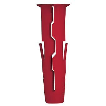 Rawlplug UNO Red 6mm x 28mm Plastic Wall Plugs for Concrete Stone and Plasterboard – Pack of 288