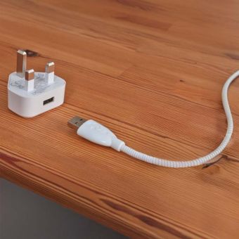 USB Plug Adapter - UK 3-Pin Charger