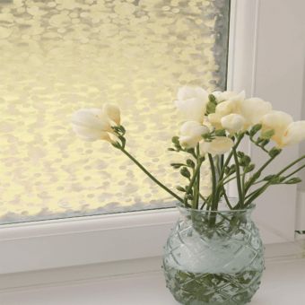 D-C-fix Pearl Frosted Window Film 45cm x 2m – Self-Adhesive Privacy Vinyl for Glass, Doors and Smooth Surfaces