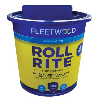 Fleetwood Roll Rite Paint Pot 4 Inch – Compact Paint Pot with Roller and Brush Holder