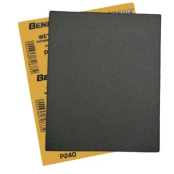 Benman Silicon Carbide Waterproof Sandpaper 1200 Grit 23 x 28 cm Wet and Dry Abrasive Sheet for Fine Finishing