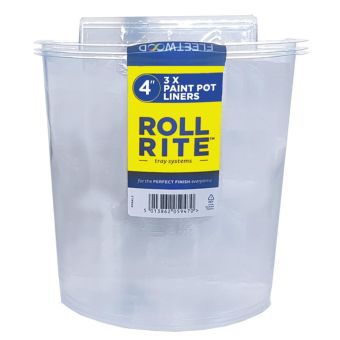 Fleetwood Roll Rite Paint Pot Lid 4 Inch 3 Pack – Airtight Lids to Keep Paint Fresh