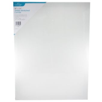 Ashley 18x24 Artists Stretched Canvas – Primed and Ready to Use for Oil and Acrylic Painting 45x60cm