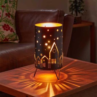 Night Sky Lantern – 24cm Decorative LED Christmas Lantern