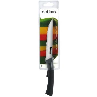 Optime 12cm Serrated Knife – Precision Cutting Knife for Bread, Fruit, and Vegetables