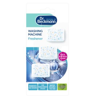 Dr. Beckmann Washing Machine Freshener Tabs – Dual Freshness Odour Neutralising Cleaning Tablets