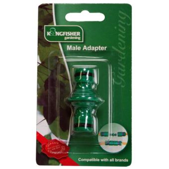 Kingfisher 12 Inch Male Hose Connector Adaptor for Garden Watering Systems