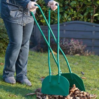 Easy Leaf Grabbers – Durable Garden Leaf and Debris Collector with Comfort Grip Handles, Lightweight Design 90 x 40 cm