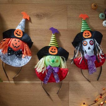 Halloween Headband – Assorted Spooky Designs I One Size