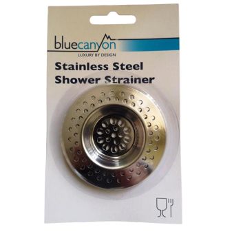Blue Canyon Stainless Steel Shower Strainer I Bathroom Drain Protector