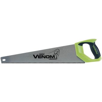 Draper Venom First Fix 500mm Handsaw with 7TPI Double Ground Teeth and Soft Grip Handle