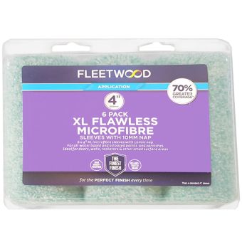 Fleetwood Jumbo Sleeve 4 Inch – Flawless Microfibre XL Roller Sleeves for Superior Paint Coverage