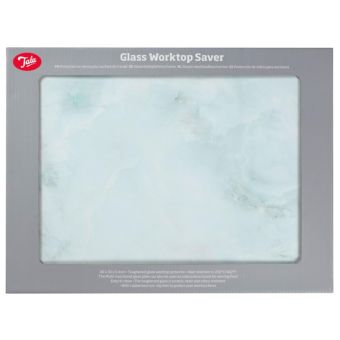 Tala Glass Worktop Saver Onyx – Heat Resistant Toughened Glass Surface Protector 30 x 40cm
