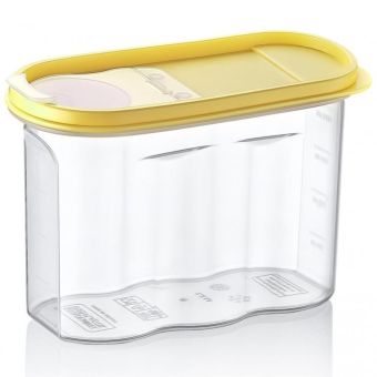 Storage Container with Pouring Spout 1.2L – Airtight Cereal and Food Storage Box