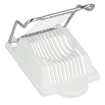 Metaltex Egg Cutter – Classic Stainless Steel Wire Slicer with Plastic Frame