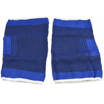 Knee Support Bandage – Blue Elastic Knee Brace for Joint Stability and Comfort