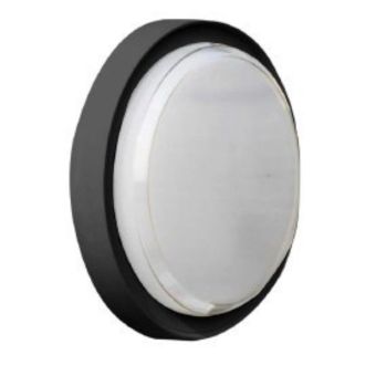 Vega 18W LED CCT Bulkhead Light IP65 Black – 3000K 4000K 6500K 1800 Lumens