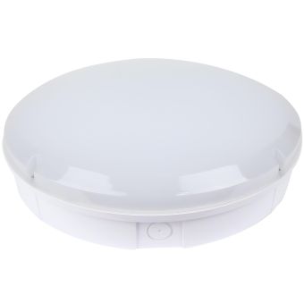 Vector 12W LED Drum Bulkhead Light 4000K – IP65 Rated, 1140 Lumens