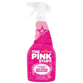 The Pink Stuff Miracle Oxi Stain Remover Spray 500ml – Tough on Stains, Gentle on Fabrics