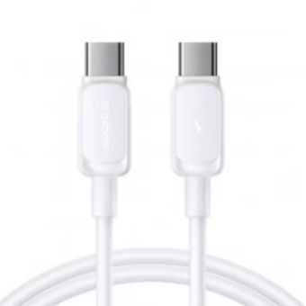 Joyroom 60W USB-C to USB-C Fast Charging Cable 1.2m White – High Speed Data & Power Transfer
