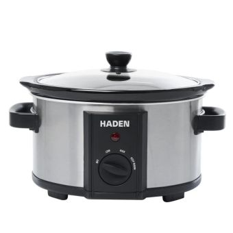 Haden 3.5L Slow Cooker – Compact Family-Sized Cooker with Removable Pot and 3 Heat Settings