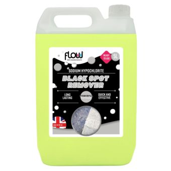 Flow 5L Sodium Hypochlorite Black Spot Remover for Patios, Driveways and Outdoor Surfaces