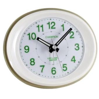 Sweep LED Alarm Clock Gold – Elegant Timekeeping with Modern Functionality