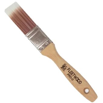 Fleetwood Pro-D 1.5 Inch Paint Brush – Professional Cutting-In Brush with Bevelled SRT Synthetic Bristles