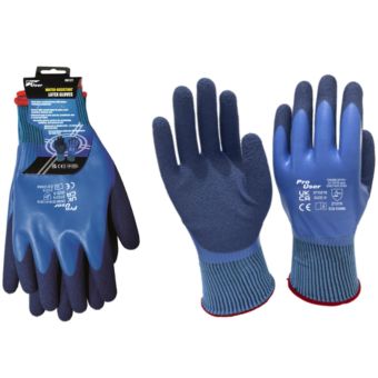 ProUser Water-Resistant Latex Grip Gloves – Durable Protective Gloves for Gardening, Building and General Use