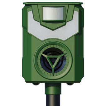 Pest Free Zone Solar Ultrasonic 180° Animal Repeller with Flashing Light – Motion Activated Outdoor Cat and Dog Deterrent