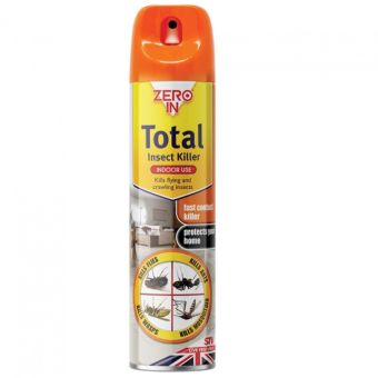 Zero In Total Insect Killer Aerosol 300ml – Fast-Acting Flying and Crawling Insect Spray