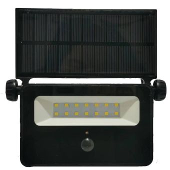 Selene 15W Solar LED Floodlight with Motion Sensor – Adjustable Colour Temperature, 1200 Lumens, IP65