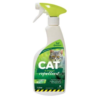Organ-X Cat and Animal Deterrent Spray 1L – Protect Gardens, Lawns and Outdoor Spaces