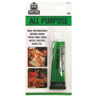 Swift Seal 30g All Purpose Extra Strong Glue – Multi-Surface Adhesive for Paper, Wood, Metal, Plastics, Ceramics, Leather, Glass and More
