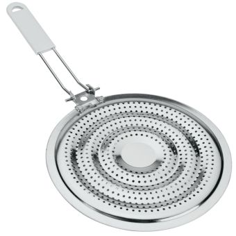 Metaltex Simmer Ring Toaster – 21cm Stainless Steel Stovetop Toasting Plate
