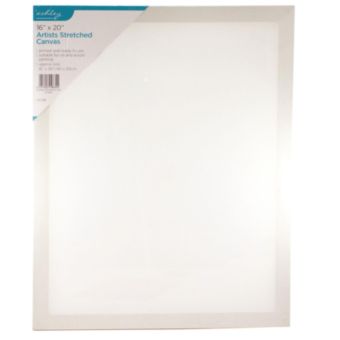 Ashley 16x20 Artists Stretched Canvas – Primed and Ready to Use for Oil and Acrylic Painting 40x50cm