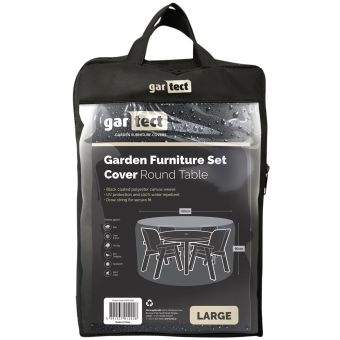 Gartect Classic Cover for Large Round Table Furniture Set – Heavy Duty Waterproof Outdoor Protection