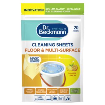 Dr. Beckmann Floor & Multi-Surface Cleaning Sheets – Summer Lemon I 20 Sheets
