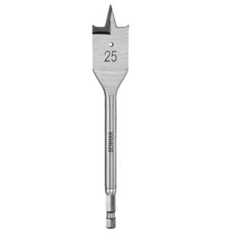 Benman Flat Drill Bit 8mm – Spade Bit for Fast Wood Drilling