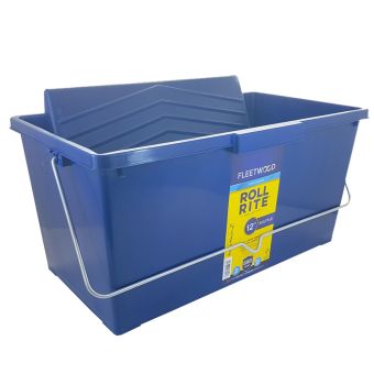 Fleetwood Roll Rite Scuttle 12 Inch – Heavy Duty Paint Scuttle for Professional Rollers