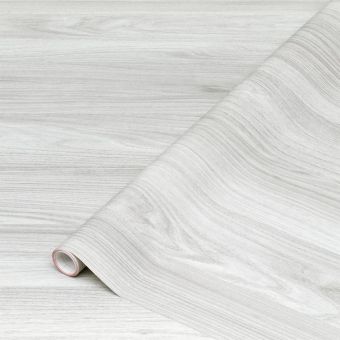 D-C-Fix Sangallo Light Grey Wood Effect Self-Adhesive Vinyl Film 2m x 45cm