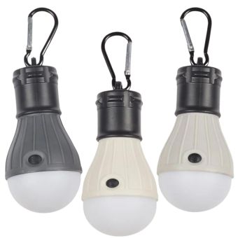 3-Mode LED Camping Light Bulb - Battery Operated Portable Lantern