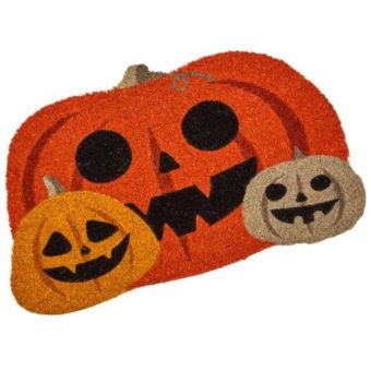 Jack-O’-Lanterns Decoir Mat 45x75cm – Durable Coir Doormat for Indoor and Outdoor Use